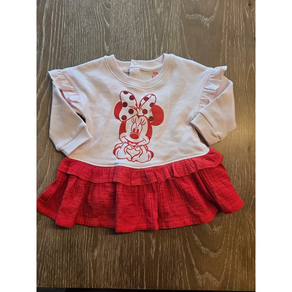 Disney baby girl‎ Minnie Mouse top dress 9-12 mos